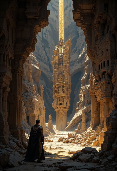 « Wind and weather had worked at the old ruins so that only traces remained.  »
