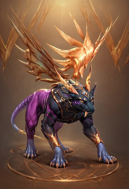 score_9, score_8_up, score_7_up, score_6_up, solo, masterpiece, ultradetailed, by reallynxgirl,  Eothos, Furry dragon,((feral)),  close-up, full body, fangs, ((shiny gold eyes without pupils)), detailed background