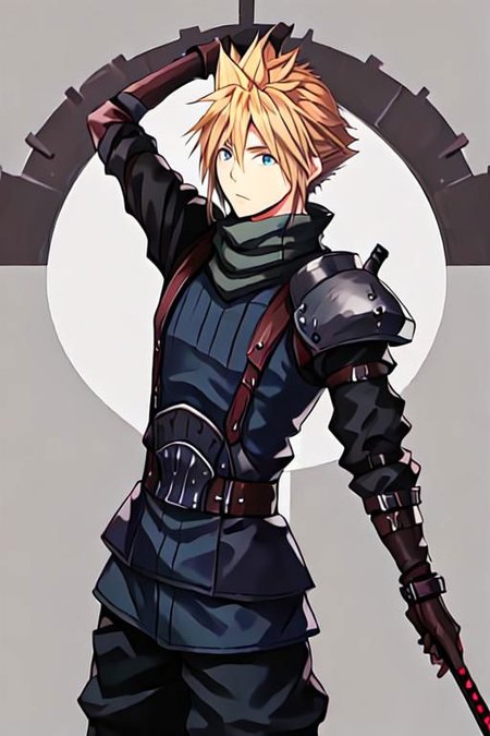 cloud strife, shinra_infantry_uniform