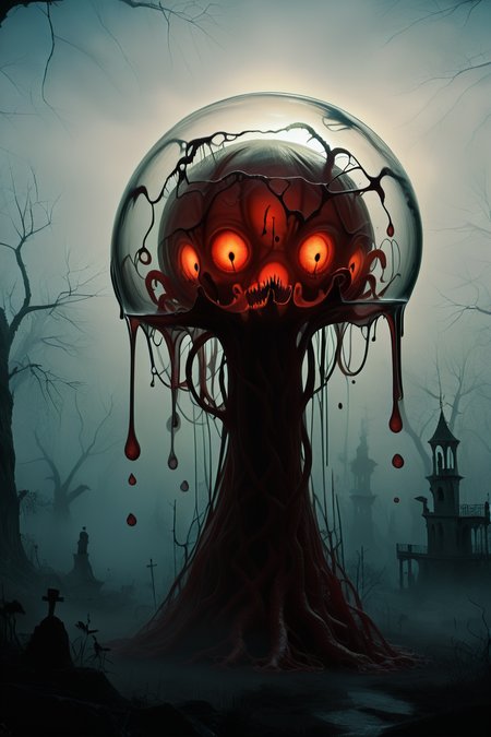 <lora:DonMGl00myN1gh7m4r3XL:1> DonMGl00myN1gh7m4r3XL, Dark, Cimmerian, Crepuscular, Dim, Dreary, Dusky, Eerie, Funereal, Gloomy, Murky, Obscure, Opaque, Penumbra, Sombre, Shadowy, Shady, Somber, Stygian, Tenebrous, Twilight, Umbral, score_9, score_8_up, score_7_up, score_6_up, score_5_up, score_4_up, <lora:K040790P:0.8> 040790P, woman, 24 years old, <lora:Breast Slider - Pony_alpha1.0_rank4_noxattn_last:0.3>, <lora:GRIM_v1:1>  greyscale, monochrome, limited palette, horror (theme), eldritch abomination, chaotic, silhouette,, <lora:wizardslimev15-t:1> wizardslimus, slime skin, transparent head, transparent body, transparent hair, transparent face, transparent, slime girl, official art, unity 8k wallpaper, ultra detailed, beautiful and aesthetic, High quality, masterpiece, best quality