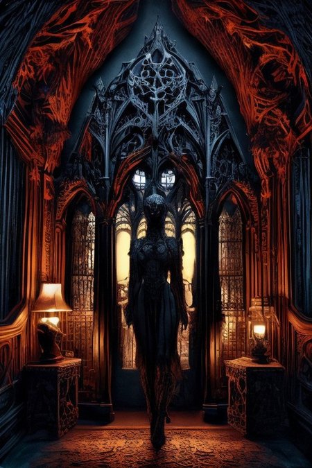 a ghostly woman in a dark gothic bedroom, late night,
all humman anatomy is completly correct, (((gothic bedroom))),
very low light,nighttime, low wattage blue neon lights  high on effects,apparition,ghost,spirit,dead,angry,aggressivplane,making it a captivating,if not spine-chilling,sight to behold.,paranormal,dark eroticism, gorgeous, yearning for what was lost with life, full view,epoxy_skull,
intricate,etherthral,paranormal,eternal,erotic horror,by sithandwesson,MJgothic,gothichorrorai,GothInt,gothicpunkai,OverallDetail,gothichorrorai,
highly detailed texture, best quality, colourful, ultra realistic image, (ultra HD quality details), fantasy, huge depth to image, detailed background,(high_budget_Hollywood_action_film_shot:0.6), moody:crisp, epic, gorgeous, movie-poster, epic lighting, deep shadows, epic skin detail,