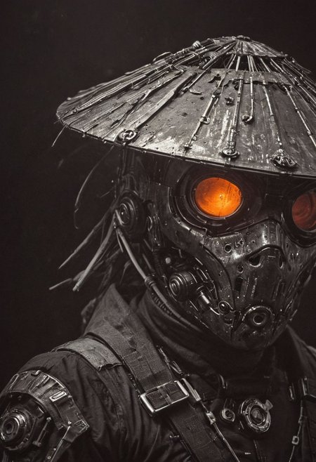 closeup portrait photo of an angry Cyborg Samurai, macro, a captivating vibrant dark capturing the essence of a cyborg Bedouin sorcerer in fight stance, defying expectations by conjuring a whimsical robot 'freak' from an oversized sedge hat. ethereal, smoky backdrop. throwing a translucent red/tanslucent vibrant orange-black, weapon, katana, holding katana, atmospheric haze, Film grain, cinematic film still, shallow depth of field, highly detailed, high budget, cinemascope, moody, epic, OverallDetail, gorgeous, 2000s vintage RAW photo, photorealistic, candid camera, color graded cinematic, eye catchlights, atmospheric lighting, skin pores, imperfections, natural, shallow dof,
Behind him, the stars shimmer with distant promise, casting their ethereal light upon the scene. In this moment of solitude and reflection, the astronaut embodies the resilience of the human spirit, poised on the threshold of the unknown, grappling with the weight of what might have been.
In the depths of this nocturnal tableau lies the promise of exploration and discovery, where the spirit of the astronaut converges with the boundless possibilities of the cosmos. Though Earthbound for now, his spirit remains untethered, reaching out towards the distant stars with an unyielding resolve to explore, to discover, and to soar beyond the limits of imagination.