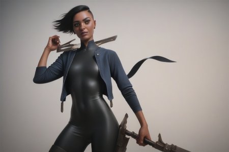 Namaari realistic, thighhighs, tight clothes, open clothes, <lora:2000s_Indie_Sleaze:0.55> <lora:princess_pony_v1(1):0.55> fine fabric emphasis,, score_9, score_8_up, score_7_up, score_6, score_5, score_4,