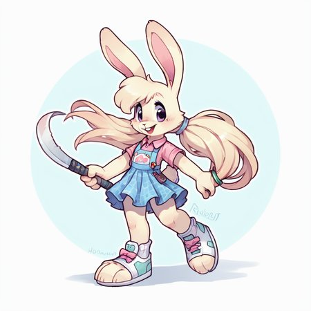 score_9, score_8_up, rabbit, solo, full body, digital art, highly detailed, <lora:CuteMixPDv2:0.5>, <lora:lorijackrabbit:1> LoriJackrabbitPXL