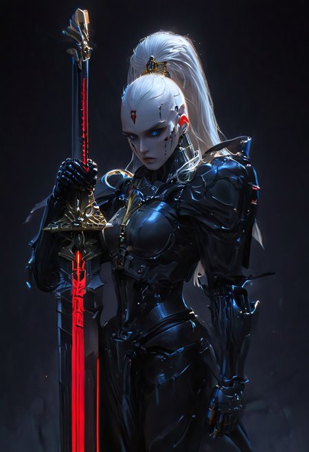 safe_pos, safe_pos, (intricate details:1.0), (intricate details, hyperdetailed:1.15),(oily wet skin:1.3),(dramatic light:1.4), cinematic,
extremely detailed,
(Sister of silence), (Warhammer 40k), (Long white top knot), (shaved head), (pale skin), sexy attire, wearing golden power armour, (victorian, goth),
(dark, low lighting, darkness, moody shot, eerie feeling, dawn),
, (full body in view, high guard sword parry stance, brandishing a golden greatsword:1.3), (inside a intricate ornate demonic castle, carved bones decorate the walls, intricate red filigree, spells, magic, fantasy), (golden shoulderpades, plate armor shoulders), (golden armoured face mask:1.4),  
(high guard sword parry stance:1.3), distantfuture, hkmecha, 
 linquivera, liiv1,
 ltctr, color + light contour