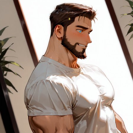 <lora:Gentlemans_Cut_ILLUSTRIOUS_Classic_Hairstyle:1>,
(very short hair, beard, bara, mature, facial hair, stubble, full beard, sideburn,), facial hair,male focus, muscular male, muscular male, bara, mature,  bara, mature, dutch angle,
aixiwuganda_(20222192), very awa, masterpiece, best quality, absurdres, newest, perfect quality, detailed background, intricate details,
<lora:slider_Body Type_alpha1.0_rank4_noxattn_last:2><lora:style_Anime Summer Days 2 Style SDXL_LoRA_Pony Diffusion V6 XL:.6><lora:slider_cfg_scale_boost:.7><lora:face_Artist6p-10:.55>, Artist6p, Artist04p,<lora:slider_il_brightness_slider_d1:-1><lora:slider_il_contrast_slider_d1:-1><lora:slider_DarkSlider1.2_alpha1.0_rank16_full_300steps:-.6><lora:slider_Detailer_NoobAI_Incrs_v1:1> detailed,