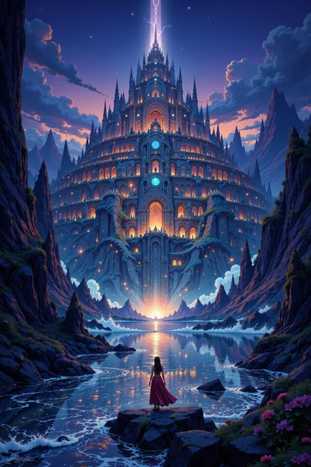 Atlantis, lost city beneath the sea beautiful anime landscape, dusk, woman, very intricate, very detailed, sharp, bright, colorful, <lora:Hand v2:0.5> <lora:Anti-Blur:1><lora:Insane Detail Slider:0.25>  <lora:flux.1_lora_flyway_Epic-detail_v2:0.3> <lora:fluxenhancer:0.25> <lora:ROWER:0.6> <lora:flux-charmer-v1-1:0.4> <lora:Colorful_Fantasy_Art_for_FLUX:1> fantasy art