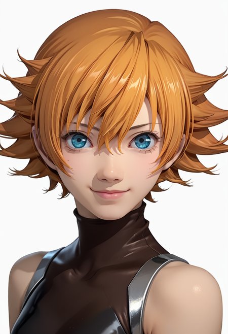 score_9, score_8_up, score_7_up, source_anime, p3reloadportraits, portrait, 1girl, igawasakura, orange hair, flipped hair, short hair, bangs, hair between eyes, blue eyes, black highleg leotard, bare shoulders, smile, looking at viewer, white background <lora:Persona3ReloadPortraitsXL:1> <lora:IgawaSakuraXL_3224:1>