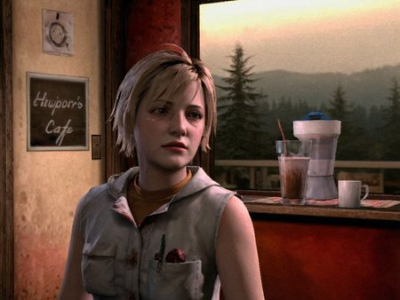 sh3heather, indoors , CineTwinPeaks ,  <lora:sh3heather:0.7>  <lora:CineTwinPeaks-XL:0.7> cafe