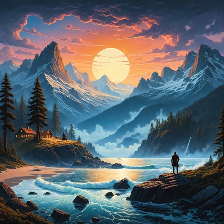 by Brian Mashburn and Caspar David Friedrich and Ted Nasmith in the style of Alena Aenami and Virgil Finlay                                       <lora:more_art:0.20> <lora:RMSDXL_Enhance:0.45> <lora:RMSDXL_Creative:0.35> <lora:RMSDXL_Photo:0.45> <lora:RMSDXL_Darkness_Cinema:0.50> <lora:clothing_slider:1.00>  <lora:great_lighting:1.00> <lora:aesthetic:0.85> <lora:looking_at_viewer:0.75> <lora:photorealistic_portrait_v2:0.15> <lora:attractive_v2:0.15> <lora:extremely_detailed_v2:0.15> <lora:XDetail_heavy:0.45> <lora:add_detail:0.75> <lora:perfect_eyes:0.15> <lora:perfect_hands:0.15> <lora:midjourney:-0.15>