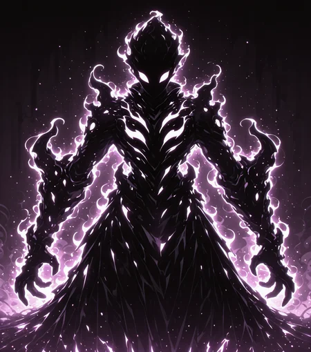 <lora:Shadows_v3_Buns:0.75> sh4d0wv3, black silhouette, solo,  golem, masterpiece, best quality, amazing quality
