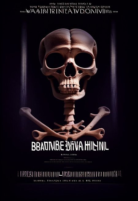 score_9, score_8_up, score_7_up, (80s movie poster), boneswm, dramatic lights, aesthetic, highest quality, masterpiece, 4k, text, ((movie poster with title "THE BONE IDENTITY"))