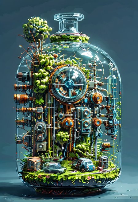 1 girl,Clothes in the shape of bacteria, render,technology, (best quality) (masterpiece), (highly in detailed), 4K,Official art, unit 8 k wallpaper, ultra detailed, masterpiece, best quality, extremely detailed,CG,low saturation, as style, line art