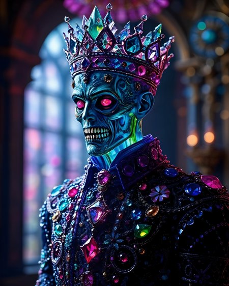 The Elegant Terrors Clothing Set: Neo Glow Specter