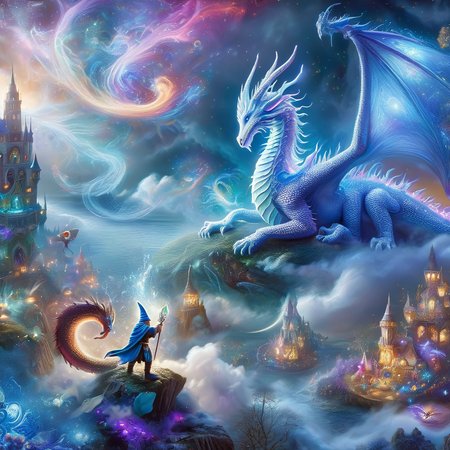 (best quality)++, (masterpiece)++, (detailed)+, elf on the shelf fighting a Dragon, (fantasy illustration)1.3, enchanting Dragon battle elf on the shelf, mystical battle, (many gnomes battling)1.4 (whimsical charm).4 Otherworldly charm, mystical sky, (Luis Royo)1.2, (Yoshitaka Amano)1.1, moonlit night, soft colors, (detailed cloudscape)1.3, (high-resolution)1.2 (gnomes  battling everywhere)1.2 , <lora:DonM3t3rn1tyXL-v1.1:0.8> DonM3t3rn1tyXL <lora:DonMD1g174l4sc3nc10nXL:0.8> DonMD1g174l4sc3nc10nXL  <lora:Dragons:0.8> dragon <lora:EnvyMagicalXL01:0.8> magical <lora:FantasyLandscape:0.8> FanLan
