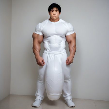 <lora:runga20:0.8>male focus, 1boy, solo, muscular, muscular male, shirt
