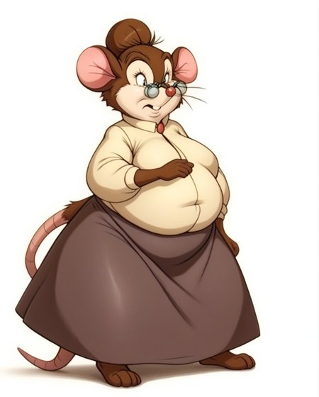 Mama Mousekewitz (Fievel AAT) Pony SDXL