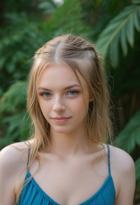 summer, 1girl, solo, rating_safe, pg, beach, upper body
