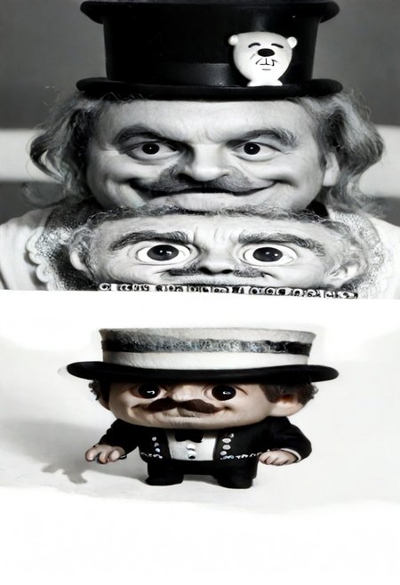 ((((((black and white,wideputinmeme))))),((small man with mustache, top hat, kenbis, chibi, chibi, male only, male, male chibi, monocle, art deco, thick mustache, comically large mustache, handlebar mustache, tiny, multiple men, shrunk, microxl, some little guys,  high angle, from above)), bwMovies, realistic, photo, vintage photo, ((very small man, small man, a small man, a man who is small, a small man)), an unapologetically small human male, black and white, smiling, very happy, euphoric, ecstatic, wonderful small men, large smile, huge smile