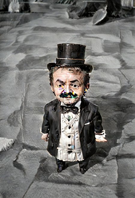 ((((((black and white,eyestalks)))))),((small man with mustache, top hat, kenbis, chibi, chibi, male only, male, male chibi, monocle, art deco, thick mustache, comically large mustache, handlebar mustache, tiny, multiple men, shrunk, microxl, some little guys,  high angle, from above)), bwMovies, realistic, photo, vintage photo, ((very small man, small man, a small man, a man who is small, a small man)), an unapologetically small human male, black and white, smiling, very happy, euphoric, ecstatic, wonderful small men, large smile, huge smile