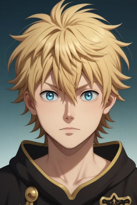 score_9, score_8_up, score_7_up, , rating_safe, , (realistic:0.6), looking at viewer, , 1boy, solo, male focus, <lora:luck_voltia_pony:0.94>, luck_voltia, blonde hair, blue eyes, short hair, hair between eyes, , , <lora:sdxl_lightning_8step_lora:1>