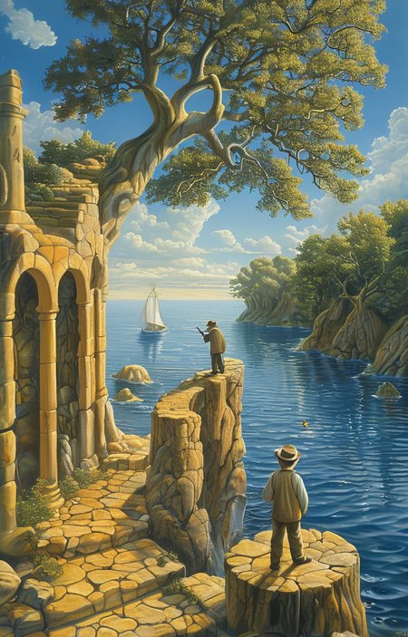 masterpiece,best quality,<lora:tbh277-sdxl:0.9>,illustration,style of Rob Gonsalves, animals