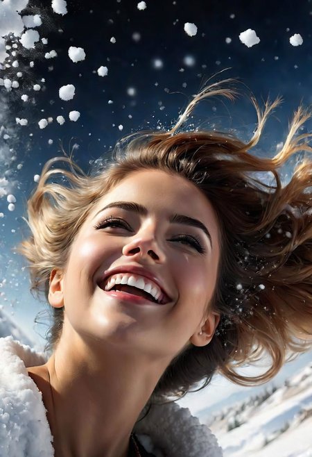 Close-up, best quality, (masterpiece), RTX, 8k, HDR, Anna Razumovskaya, Casey Baugh, Antonio Mora, Aminolla Rezai, Giovanni Boldini,, art, realistic art, digital illustration, snowscape0Snow powder0Close up of smiling looking up0Close up of smiling looking up0Close up of smiling looking up0Facing the front0( masterpiece0realisitic0hight resolution)0(1 girl in):1.2)0Do-Up Eye0Korean Girl0(Best Quality), (masutepiece), (1girl in), Solo, Beautiful Girl, Perfect face, Big Breast,dreamlikeart0Highly detailed airbrush art(((Surreal))0intricate detailes0Volumetric lighting0( masterpiece:1.2)0(top-quality)0The ultra-detailliert0(The composition of the movement:1.4)0Highly detailed colorful details0(Bright lighting0Atmospheric lighting)0Magical0dynamic compositions0Ray traching0The mirror reflects light0Shallow depth of field0ultra-detailliert0mixing exposure0nffsw0Super masterpiece0Her eyes are glowing red0Silvery hair0Her face is full of anticipation and courage for adventure.0A smile comes to her lips0An air full of smiles and adventurous spirit0At the rear0Powder snow is falling on the snowy mountains0Its light brings the light of powder snow0Swaying powder snow creates a beautiful scenery..0Her courage and determination are condensed.0Eye-catching presence0Her eyes are shining0Powder snow0Powder snow