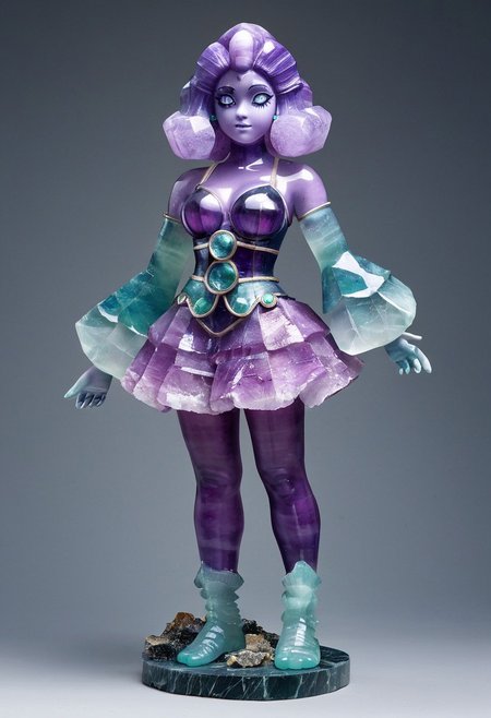 best quality, masterpiece, high resolution, intricate detailed, fluorite mineral, flu0rite, iridiscent 
beautiful photo of  statue of  a fluorite mineral, flu0rite, iridiscent, 
Rosa_(Pokemon), fluorite face, fluorite eyes, fluorite skin, fluorite face, fluorite clenched hands, fluorite sneakers, fluorite pinwheel, fluorite jacket, fluorite earrings, fluorite shoes, highres, fluorite thighhighs, fluorite medium breasts,solo, fluorite fur-trimmed jacket, fluorite dress,standing, fluorite kimono,sidelocks,holding  fluorite pinwheel, fluorite hair between eyes, fluorite mirrorclew, fluorite long sleeves, fluorite bike shorts, fluorite wide sleeves, fluorite japanese clothes fluorite thick eyebrows, fluorite 1girl, every thing is made of fluorite mineral, fluorite face, fluorite eyes, fluorite skins, fluorite legs, fluorite hairs, fluorite thigh,