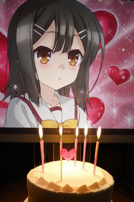 detailed background, shiny skin, posing,
heart, bloom, glitter, sparkle,
<lora:dinnerwaifu.il:1.5>,
dinnerwaifu, 
waifubirthday,  
<lora:prisma.il:1>,
prisma,
miyu,