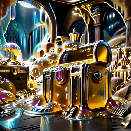 chalice made out of slime, fancy cup made out of slime, fancy chalice made out of slime, Detailed chalice made out of gold slime, Gem-studded slime chalice, multi-colored gems made out of slime, in a room of treasure made out of slime,  gold coins and bars made out of slime, wood-like treasure chest made out of slime, wood-colored slime chest, 
treasure-room, treasure, treasure chest, gemstone, coins, gold bars, gold pile, 
everything made of slime, No simple background,
((translucent slime)), ((transparent slime)), (bioluminescent slime), sl1m3, slime, great lighting, even lighting, no bright spots,