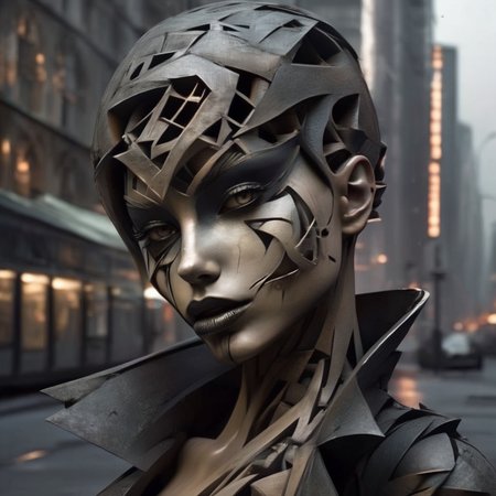 ethereondemonic gangster girl in city, very detailed<lora:ethereon:1>
