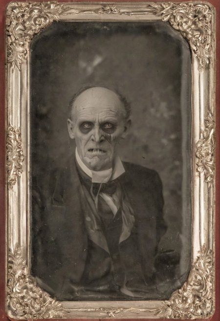 antique photo, nameless one, style of horror novel