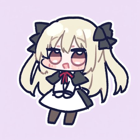 Kasugano Sora,<lora:miratsu_noob:1>,chibi,kind_smile,