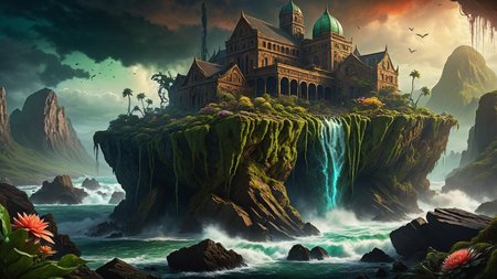 Hyperrealistic art A dark and atmospheric scene inspired by H.P. Lovecraft's "The Call of Cthulhu." In the foreground, the ancient, crumbling city of R'lyeh rises from the depths of the ocean, with its non-Euclidean architecture and impossible angles, covered in seaweed and strange, glowing algae. Towering above the city, the monstrous figure of Cthulhu emerges from the water, his grotesque, squid-like head with writhing tentacles, and massive bat-like wings casting a shadow over the landscape. His eyes glow with a malevolent, otherworldly intelligence. The sky is dark and stormy, with lightning illuminating the chaotic, nightmarish scene. Jagged rocks and towering waves crash around the city, adding to the sense of impending doom. The background features a turbulent ocean and a chaotic, swirling sky filled with dark clouds and flashes of lightning. The atmosphere is filled with a sense of cosmic dread and horror, capturing the terrifying and unfathomable nature of Lovecraft's universe. The overall style is highly detailed and realistic, emphasizing the ancient, alien nature of R'lyeh and the monstrous presence of Cthulhu. 
 <lora:Enhanced_XL_V1:0.8> enhanced, Hyperrealistic art Hyperrealistic art A stargate bustling futuristic cityscape, floating in post-nuclear war destroyed world with nuclear fallout, creating a juxtaposition between advanced technology and human greed, complete with hyperrealistic detail, cinematic lighting and vibrant colors <lora:world_glass:1>, dynamic, cinematic, masterpiece, intricate, hdr, . Extremely high-resolution detail, photographic, realism taken to the extreme, fine texture, incredibly lifelike . Extremely high-resolution details, photographic, realism pushed to extreme, fine texture, incredibly lifelike, RAW Proffesional Photography of a landscape, Long shot, __Kamera__, (comet:0.1), (flowers:0.1), (water lilies:0.1), (insects:0.1), (animals:0.1), (birds:0.1), (waterfall:0.1), (Fish in water:0.1),(Tundra:0.1), (Desert:0.1), (Rainforest:0.1), (Mountains:0.1),  ( Frontal fog:0.1), (Waves:0.1), (Stars:0.1), Sunny, psychedelic, entropy, shallow depth of field detailed background, dark noir style, HDR, RAW, ray tracing reflections, sharp focus, ultra realistic, 12k  <lora:add-detail-xl:1>, cinematic photo, a extreme deep underwater world in which occasionally (full body view of a Orca:2.0), coral reefs, algae, underwater plants, colorful fish, The scene features clear water with (random time of day, random weather:1.3), love and entropy are depicted throughout the scene, with mini insects and microcosms complementing the detailed background, HDR, RAW, ray-traced reflections, sharp focus and ultra-realistic detail, 35mm photograph, film, bokeh, professional, 4k, highly detailed
<lora:SDXLHighDetail_v5:1> <lora:more_details:1>, nsfw, Raw poster, concept art, landscape, psychedelic, Raw poster, concept art, landscape, psychedelic, depicting a two-part scenario of the same scene: in the upper half, a dark magic ocean  lonely islands with palms, coconut trees, waterfalls, flowers, insects, birds, where dolphins play in the waves and the occasional shark fin breaks the surface; transitioning seamlessly into the lower half, a microcosm of an very deep and very dark underwater world with (colorful fish, mystical lights, coral reefs, seaweed, underwater plants:1.3),  and occasional (orcas:0.9) and sharks gliding through the depths., foggy, random weather, random daytime,  (love:1.3), (spring saeson in the ball:1.3), entropy, (mini insect:0.1), shallow depth of field detailed background, sunshaft, surreal, dark noir style, HDR, RAW, ray tracing reflections, sharp focus, ultra realistic, 12k
<lora:dreamcolor:0.3> <lora:EDG_-_Test_Lora:0.3> <lora:more_details:0.3>, Raw poster, concept art, landscape, psychedelic, Cloudy,Twilight, Crescent moonlight,beautiful waterfall in the middle of a forest, swiss landscapes, (love:1.1), Ice fog, entropy, (mini insect:0.1), (shallow depth of field detailed background:1.2), dark noir style, HDR, ray tracing reflections, sharp focus, ultra realistic, 12k <lora:add-detail-xl:1><lora:LowRA:1> <lora:more_details:1> ,m0nst3rfy3 <lora:m0nst3rfy3(0.5-1)M:1>, <lora:SDXLHighDetail_v5:1> . Extremely high-resolution details, photographic, realism pushed to extreme, fine texture, incredibly lifelike