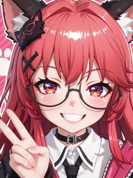 detailed background, shiny skin, posing,
<lora:nanally.pony:1.0>,
nanally, 
open mouth, v,  grin, 
half-closed eyes, 
close up,