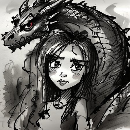 corcoc4s  girl and dragon, very detailed<lora:corcoc4s:1>