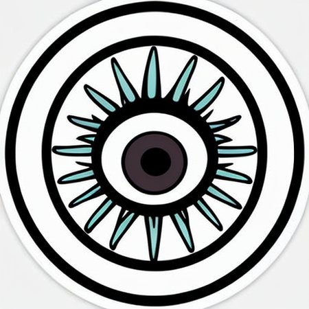 Big Scary Eye, stickers<lora:2dStickersAnimeStyle_v10:1>