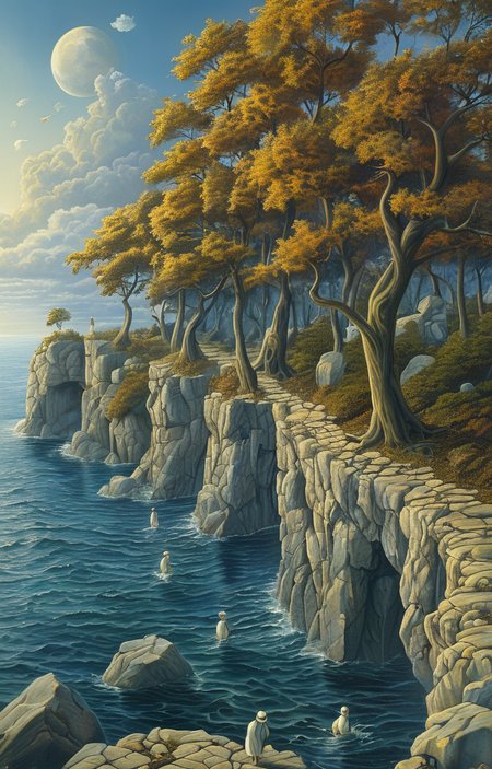masterpiece,best quality,<lora:tbh277-sdxl:0.9>,illustration,style of Rob Gonsalves, animals