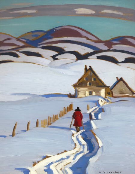 Canadian Countryside - A.Y. Jackson Style
