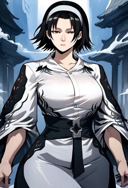 score_9, score_8_up, score_7_up, score_9, score_8_up, score_7_up,Masterpiece,HD,(((HD quality))), (((ultra quality))), hyper ultra detailed, hyper ultra quality,
background simple,
1girl, detailed, perfect arms, perfect face, perfect hands,alone ,
big breast, soft breast,
jun kazama, jun kazama \(tekken\), belt,  
short hair, black hair, brown eyes,
hairband, white kimono,,