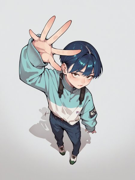 score_9, score_8_up, score_7_up, score_6_up, score_5_up,   <lora:reachXLP:0.9> from above, reach, 1girl, source_anime