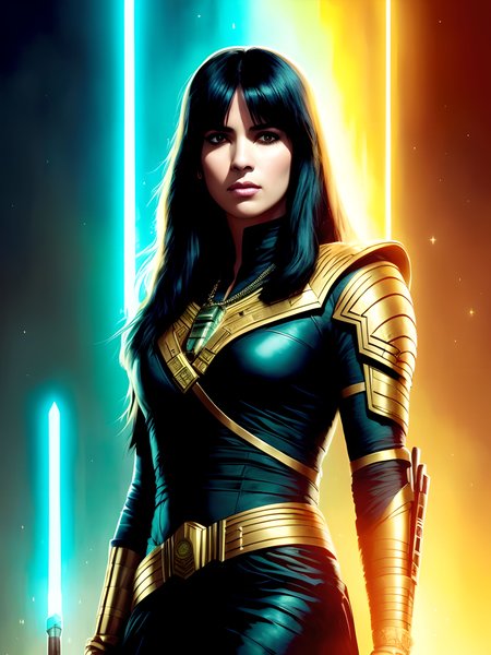 (extremely detailed CG unity 8k wallpaper), full shot body photo closeup portrait of a sexy beautiful female android in a scifi world, (backlighting), wearing intricate red robe, realistic, masterpiece, highest quality, ((sexy)), lens flare, ((light sparkles)), unreal engine, digital painting, Style-BladeRunner2049-8v, Style-Hamunaptra, HyperStylizeV6, trending on ArtStation, trending on CGSociety, Intricate, High Detail, dramatic, realism, beautiful and detailed lighting, shadows