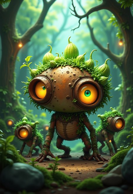 aidmaimageupgrader, a high quality digital image of metagalactic plants vs zombies, born of science