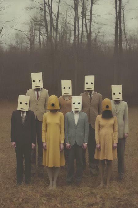 <lora:Christopher Ryan McKenney Style:1>Christopher Ryan McKenney Style - a group of people who are pretending to be what they are not.