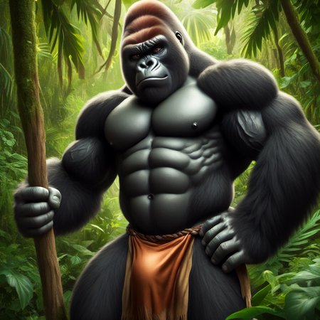 Bara Silverback Gorilla