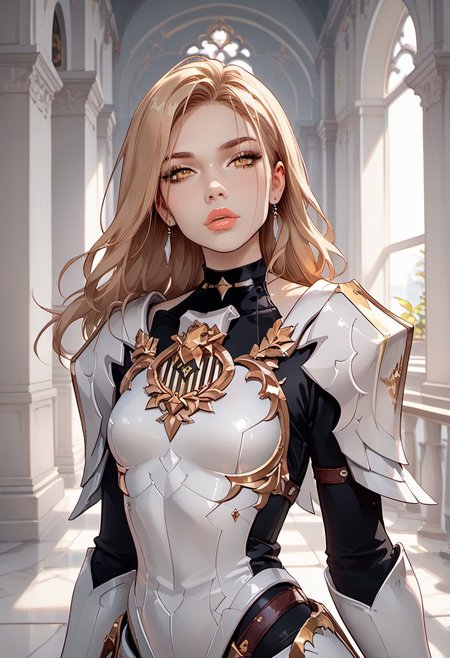 masterpiece,best quality, highly detailed, score_9, score_8_up, score_7_up, score_6_up, score_5_up, score_4_up, ((zPDXL3)), ((zPDXLxxx)), ((face focus)), (SuperQuality:1.0) ~ (SuperQuality:1.2), Expressiveh, highres, 1girl, kisara, blonde hair, long hair, yellow eyes, earrings, bodysuit, armored boots, breastplate, gloves, shoulder armor, adult lustful confident woman, petite, slender body, perky saggy natural breasts, full lips, bangs, sidelocks, straps, ((sexy)),
chinese magical sorceress, animated, swirling magic, wisps of magic, dancing pose, tight squeezed outfit, magical accessories, evoking motion, conveying motion, dynamic splash art