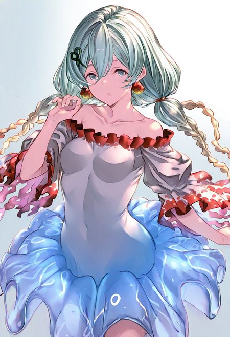 score_9, score_8_up, score_7_up, score_6_up, score_5_up, score_4_up, source_anime, solo, 1girl, 
ebisu_eika, cupitan_\(granblue_fantasy\), jellyfish outfit, 
masterpiece, best quality, very aesthetic, absurdres,