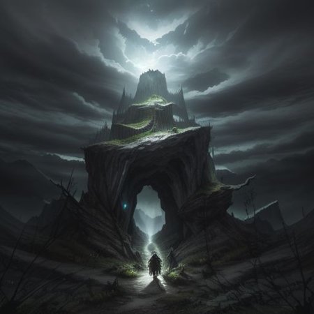 Dystopian
Watchful elves
Dark, protective clothing
Bows and arrows
Sorrow and caution
Dark cave entrance
Menacing, enchanted forest
Heavy, clouded sky
Merging shadows
Imminent danger
Bare trees
Ominous silence
Weak light through clouds
Tense atmosphere