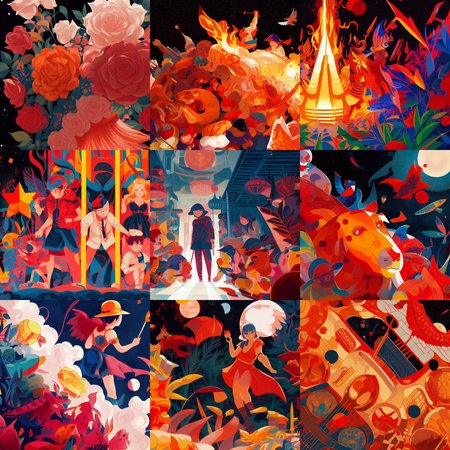(masterpiece), (best quality), servant of evil, Split-Complementary Color Scheme, HD, illustration style kurzgesagtish