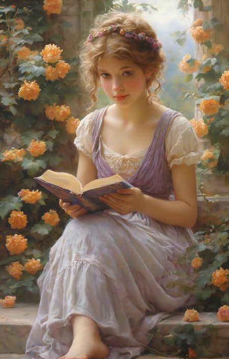 masterpiece,best quality,<lora:tbh270-sdxl:0.9>,illustration,style of Guillaume Seignac tech genius teenage girl